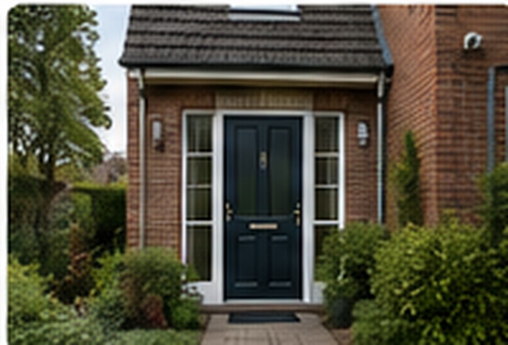 Moderne voordeur